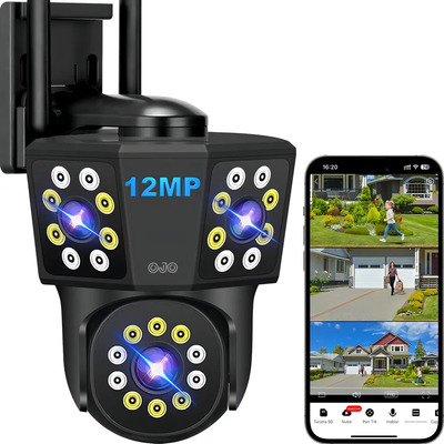 Ojo® 12mp Cámara De Seguridad 3 Lentes 3 Pantalla Zoom | Envío gratis