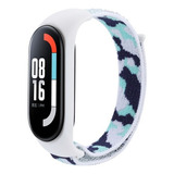 Correa Camuflaje Para Xiaomi Mi Band 7 6 5 4 Silicón Y Nylon