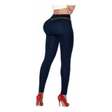 Jeans Levantapompas Kim Push Up Corte Colombiano