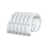 Cable Ethernet Cat 6 De 1 Pie (paquete De 6) (a Un Precio Ca