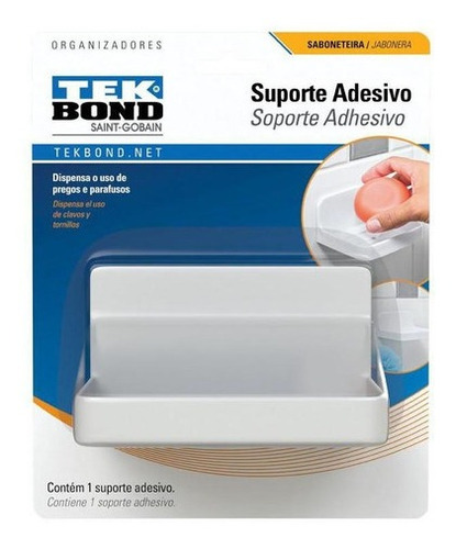 Organizador De Baño / Cocina Adhesivo Jabón Tekbond