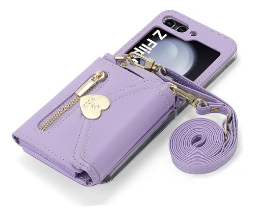 Funda Tipo Cartera De Mujer Para Samsung Galaxy Z Flip 5 5g