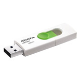 Unidad Flash Usb 3.0 Adata Uv320 De 32gb. Color Blanco/verde