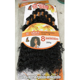 Cabelo Organico 1bgrey 8 Telas Brazuca Afro Cacheado Crespo