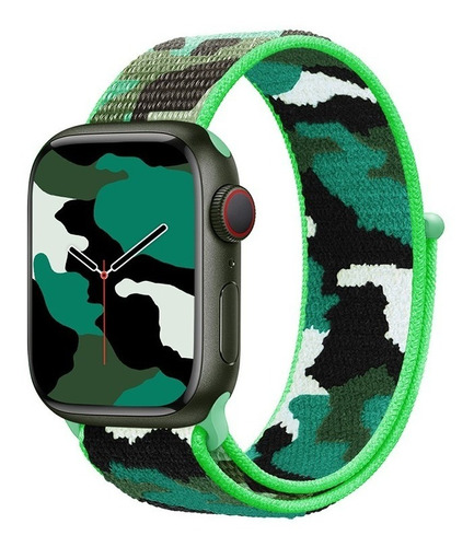  Correa Pulso De Nylon Para Apple Watch Series 7-6-5-4-3-2-1