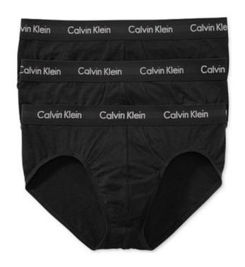 Brief Calvin Klein Cotton Stretch Pack X 3 Importado