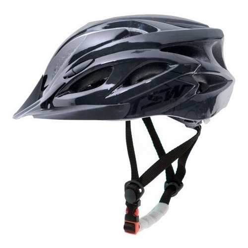 Capacete Bicicleta Raptor 3 Tamanho G 57/61cm Led Pisca Tsw Cor Preto Tamanho Grande