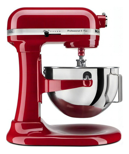 Batidora Profesional 5 Plus De Pedestal Roja Kitchen Aid