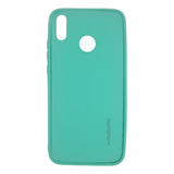 Funda Estuche Bumper Silicona Para Huawei Y9 2019 Aguamarin