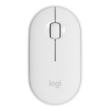 Mouse Logitech Pebble M350 Inalámbrico Bluetooth Usb Blanco