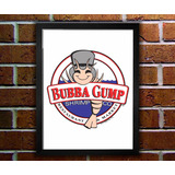 Cuadro Forest Gump Bubba Gump Tom Hanks 33x45 Cm