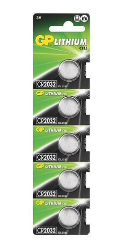 Pilas Alcalinas Gp Lithium Cr2032 De 3 Voltios