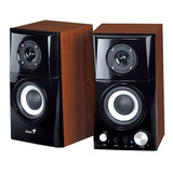 Altavoces Genius Sp-hf500a Madera 2 Vías, 14 Watts Rms