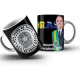 Caneca Bolsonaro Presidente 2022 - Porcelana 325ml Md06