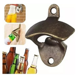 Destapador Botellas Cerveza Rustico Pared Metálico Pack X10