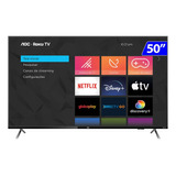 Smart Tv Aoc Roku Led 50 Polegadas 4k Uhd Wi-fi 50u6125/78g