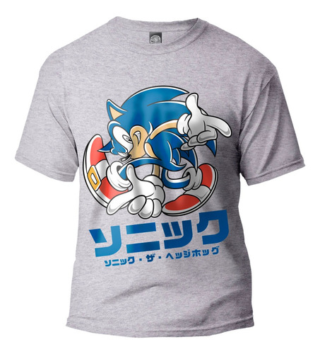 Playera Sonic 5 Tails Knuckles Sega Genesis Kanji