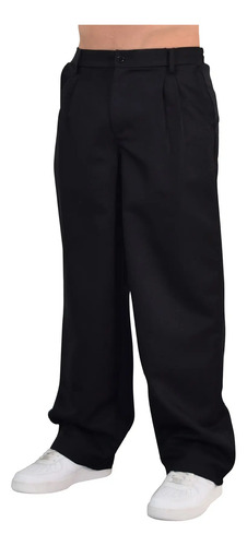 Pantalon Holgado De Vestir John Leopard Formal Casual Hombre | Meses sin interés