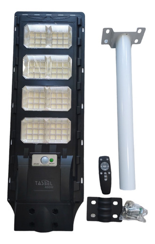 Foco Led Solar 400w Poste Exterior + Soporte