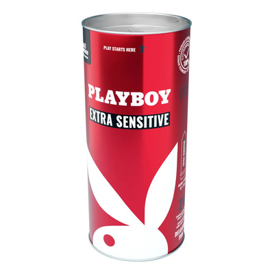 Playboy Lata de 24 Condones Extra Sensibles | Meses sin interés