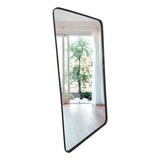 Espelho Retangular Adnet Metal Quadrado 180x65 Briel Design