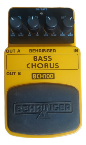Pedal Baixo Chorus Bch100 Behringer (envio Imediato)