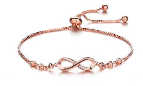 Pulsera De Infinito Con Zirconia