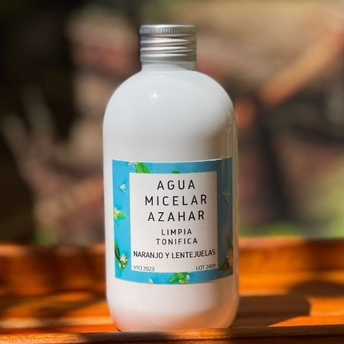 Agua Micelar Demaquilla,limpia E Hidrata Piel  Azahar 250ml