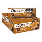 Barra Proteica Quest Nutrition Barras De Proteína Sin Tacc  Sabor Chocolate Con Crema De Cacahuate 60 g Pack X 12