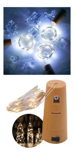 6 Guirnaldas Luces Led Alambre Corcho Fria/calida/multi