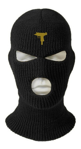 Gorro Pasamontañas Lana Ski Mask Uzi Dorada