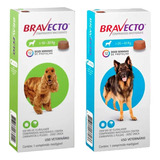 Kit Bravecto Antipulgas Carrapatos Cão 10 A 20kg + 20 A 40kg