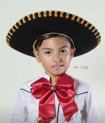 Sombrero Y Moño Para Charro De Niño 