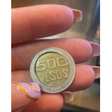 Moneda 500 Pesos Colombianos Con Defecto De Fábrica