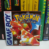 Pokémon Red - Box Do Jogo (game Boy Advanc)