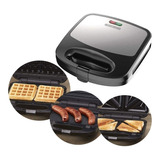 Waflera Sandwichera Plancha 3en1 Antiadherente Black+ Decker