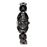 Reloj John L. Cook Mujer Acero Negro Velvet Joya Pulsera