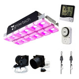 Kit Extraccion Y Led Growtech 600w Completo Cultivo 120x120