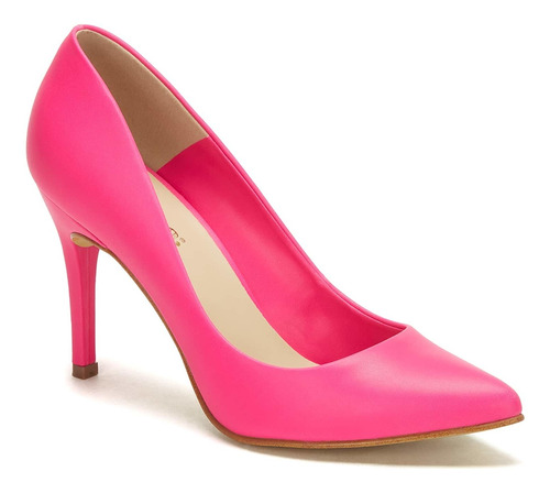 Zapatilla Andrea Tipo Pump Color Fiusha Para Mujer