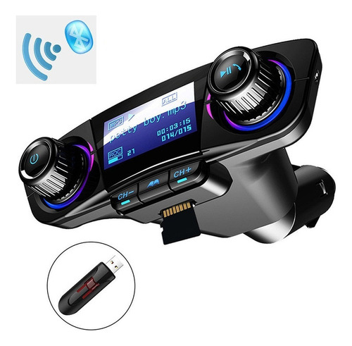 Leitor De Música Para Carro, Bluetooth, Telefone/carregament