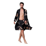 .. Kimono Albornoz Pijamas Ropa (seda Sintética)