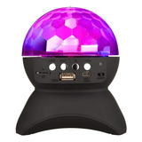 Disco Ball Home Party Light Altavoz Bluetooth (negro)