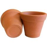 80 Vasos De Barro Cerâmica (8,5x7)suculentas Cactos Arranjos