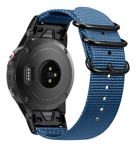 Para Garmin Fenix 5 Band, Correa Deportiva De Nailon Suave