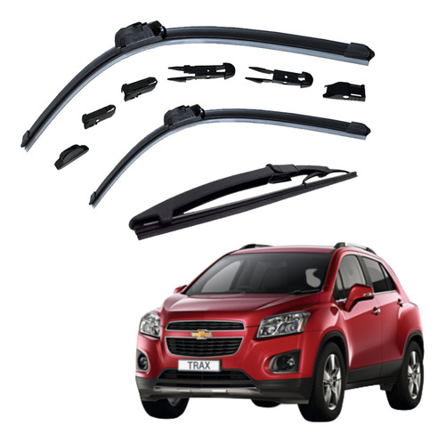 Juego De 3 Limpiaparabrisas Brx Chevrolet Trax 2014