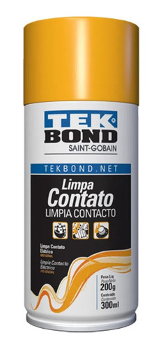 Limpa Contato Spray 300ml/200g - Tekbond