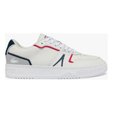 Sneakers Lacoste Piel Premium L001 Blancos Para Hombres