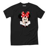 Playera Unisex De Minnie Mouse #22 (todas Las Tallas)