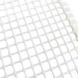 Malla Multiuso Para Jardin 1x8m Blanca Cuadro 5x5mm