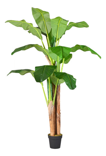 Planta Artificial Banano 180 Luxury Cm 14 Hjs/ Arbusto Real